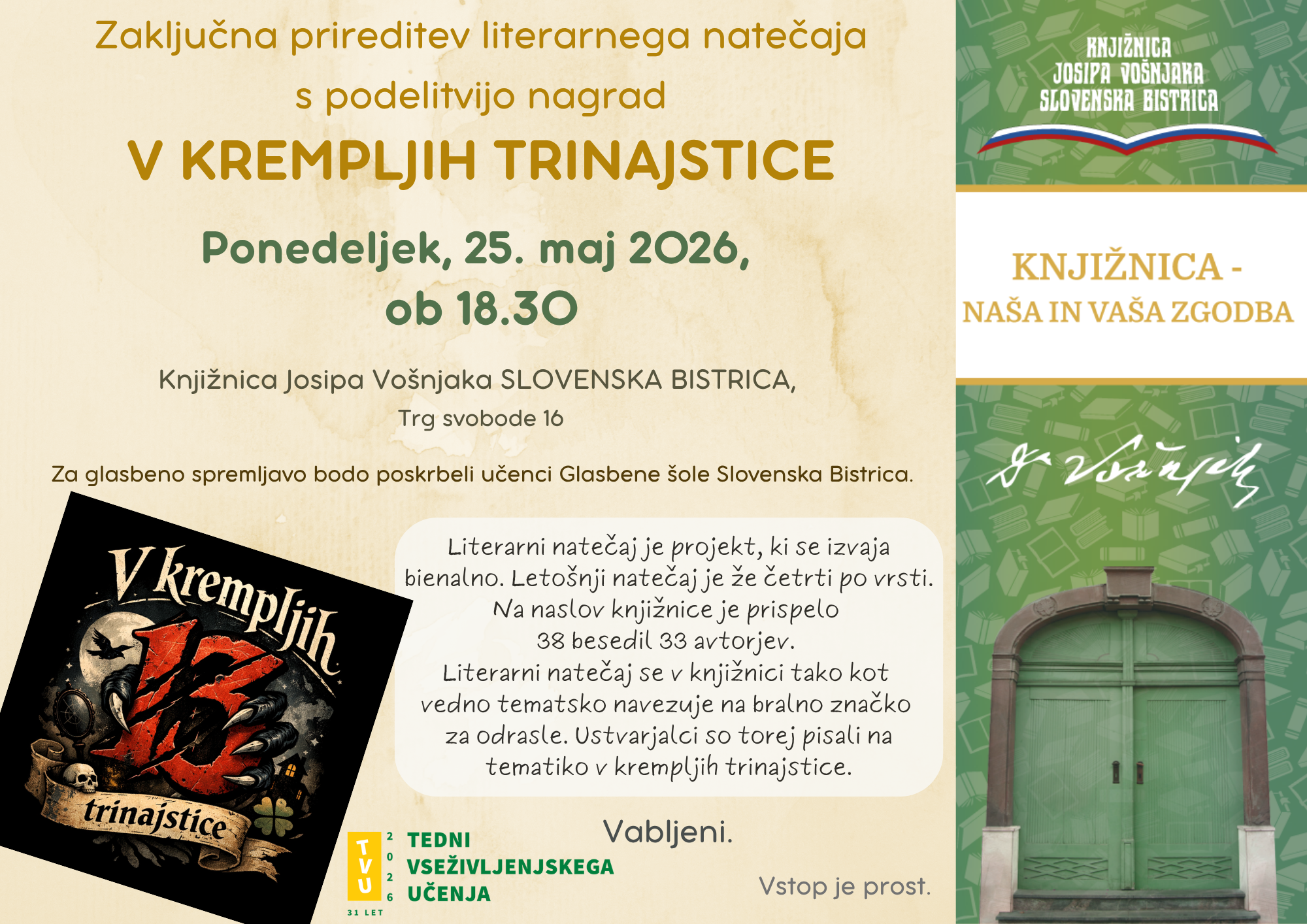 ZAKLJUČEK LITERARNEGA NATEČAJA